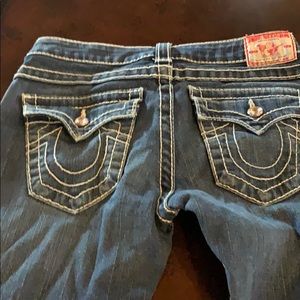 True religion jeans  diamond buttons in pocket